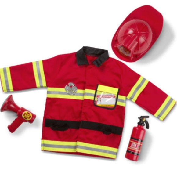 Melissa & Doug Other - Melissa And Doug Fire Chief Role play Costume Set Ages 3 To 6 NIOB